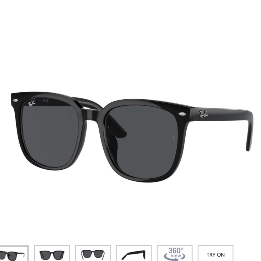 NEW Ray-Ban RB4401D black oversized sunglasses - Picture 3 of 7